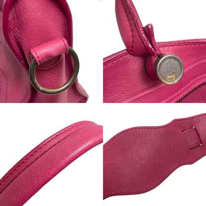 BALENCIAGA バレンシアガ 443516 ブラックアウト シティ 2WAY ハンドバッグ カーフ レディース 中古