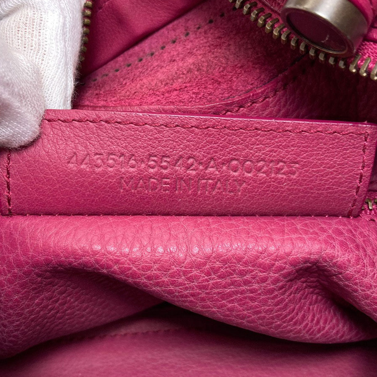 BALENCIAGA バレンシアガ 443516 ブラックアウト シティ 2WAY ハンドバッグ カーフ レディース 中古