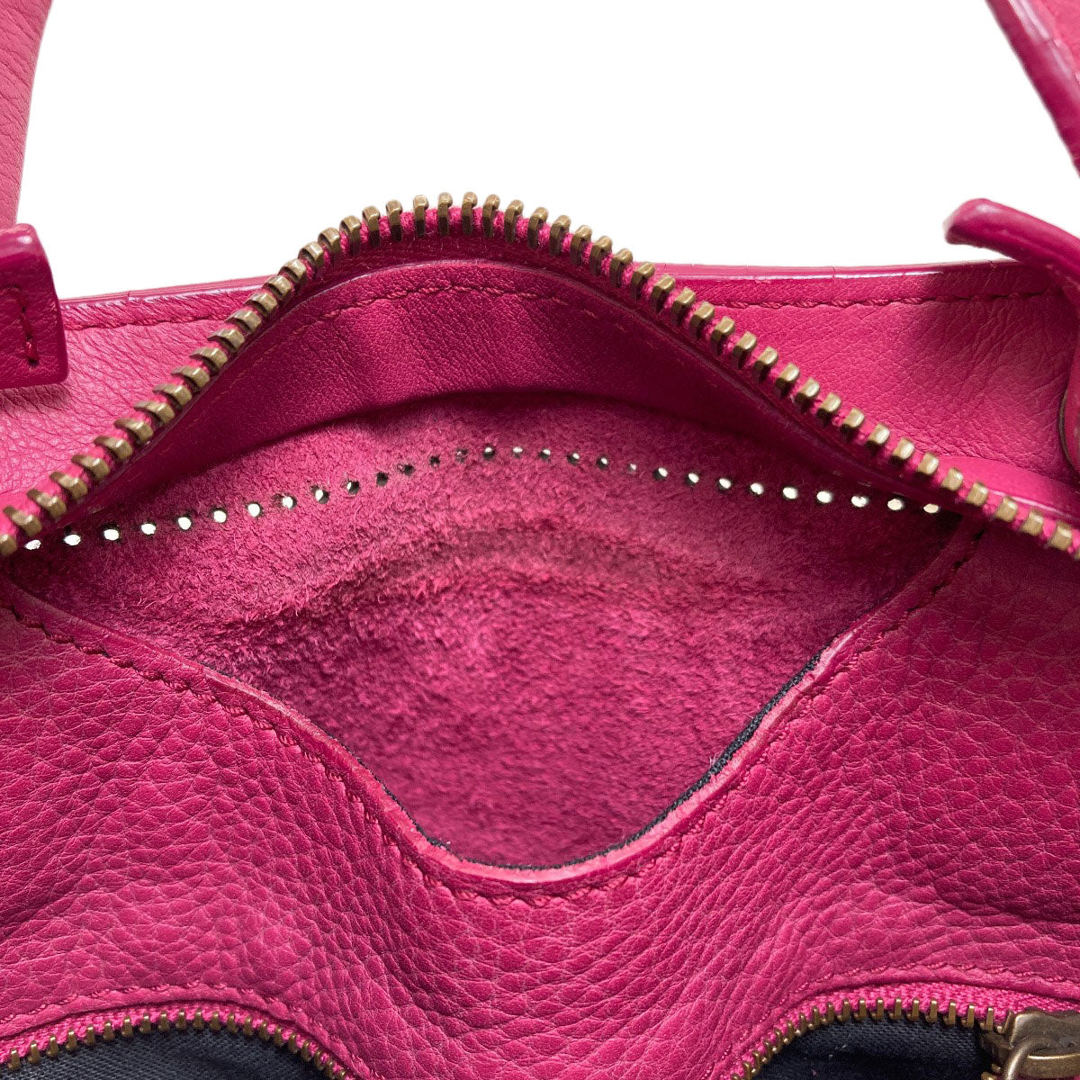 BALENCIAGA バレンシアガ 443516 ブラックアウト シティ 2WAY ハンドバッグ カーフ レディース 中古