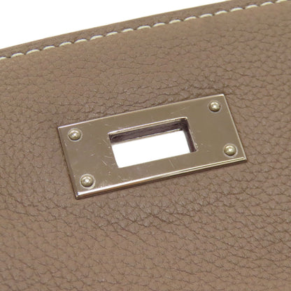 エルメス ケリー28 内縫い エトープ シルバー金具 ハンドバッグ 中古 商品画像13