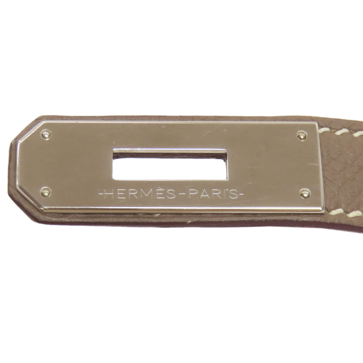 エルメス ケリー28 内縫い エトープ シルバー金具 ハンドバッグ 中古 商品画像9