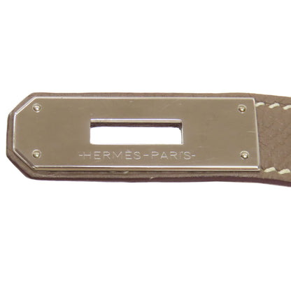 エルメス ケリー28 内縫い エトープ シルバー金具 ハンドバッグ 中古 商品画像9