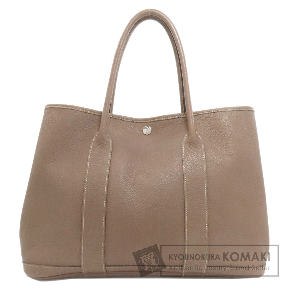 エルメス ガーデンパーティPM エトープ シルバー金具 トートバッグ 中古 商品画像1