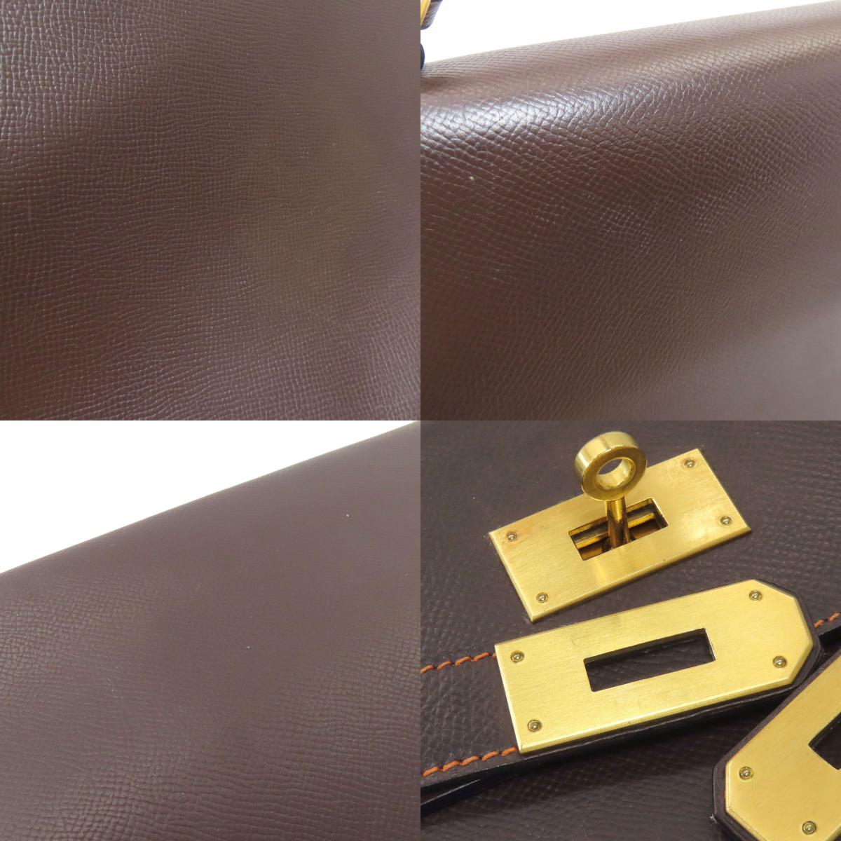 エルメス ケリー40 スペシャルオーダー 内縫い ゴールド金具 ハンドバッグ 中古 商品画像16