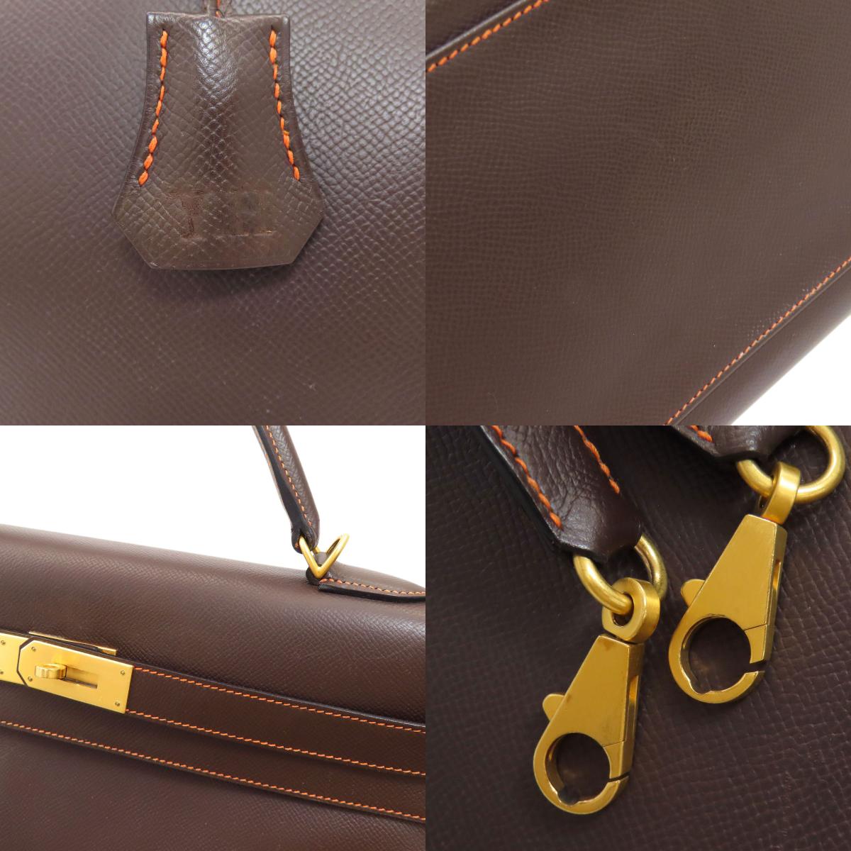 エルメス ケリー40 スペシャルオーダー 内縫い ゴールド金具 ハンドバッグ 中古 商品画像17