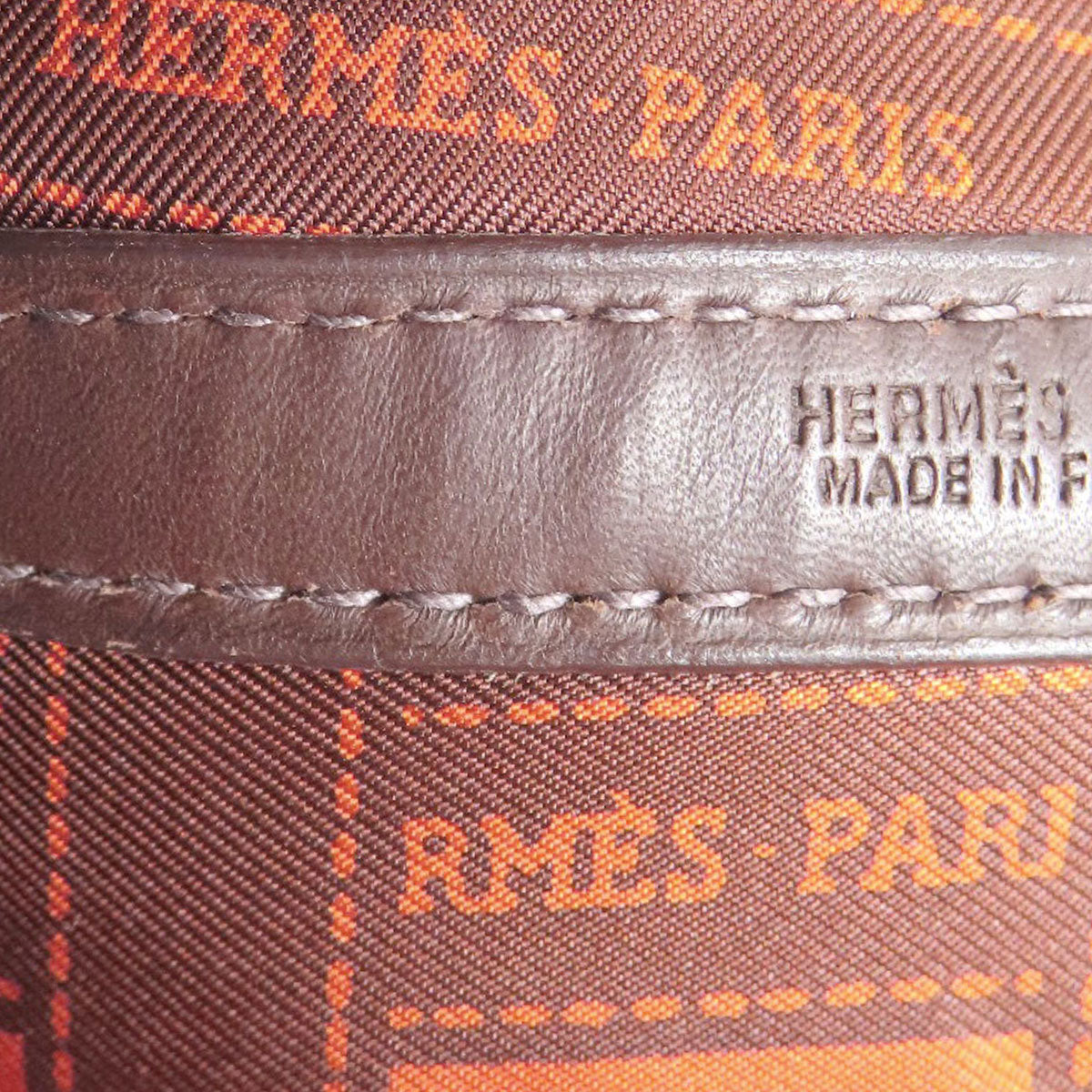 エルメス ガーデンツイリーTPM ハバナ ハンドバッグ 中古 商品画像8