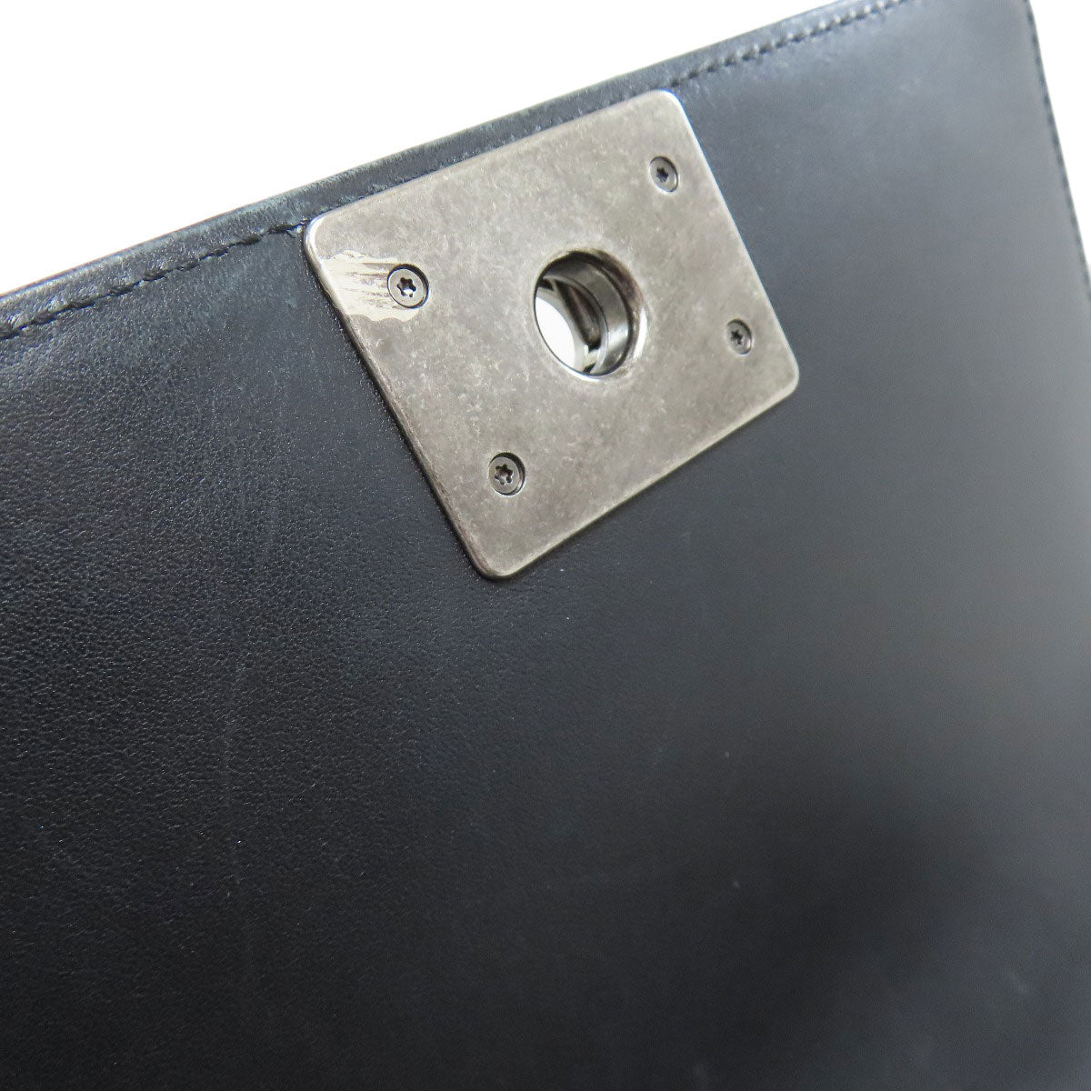シャネル ボーイシャネル チェーンショルダー シルバー金具 ショルダーバッグ 中古 商品画像12