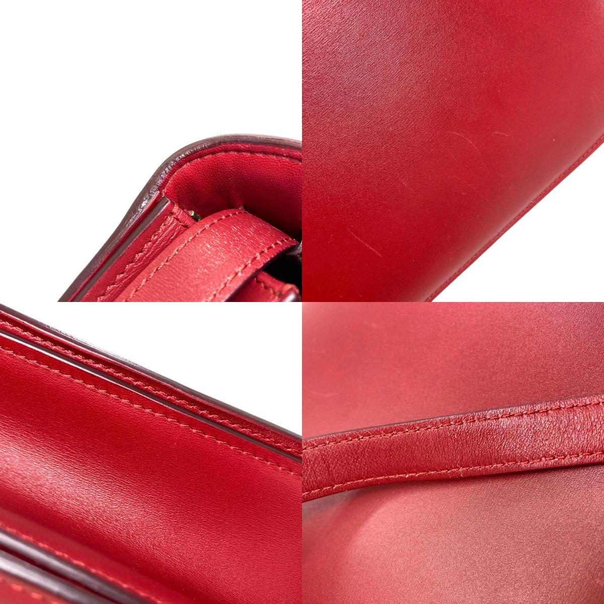 CELINE セリーヌ クラシックボックス ショルダーバッグ カーフ レディース 中古