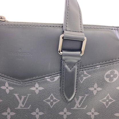 LOUIS VUITTON ルイヴィトン M40566 エクスプローラー ビジネスバッグ モノグラムエクリプス メンズ 中古