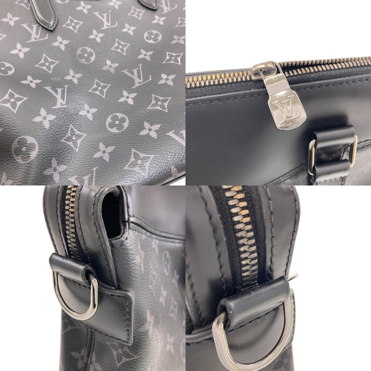 LOUIS VUITTON ルイヴィトン M40566 エクスプローラー ビジネスバッグ モノグラムエクリプス メンズ 中古