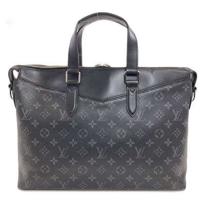 LOUIS VUITTON ルイヴィトン M40566 エクスプローラー ビジネスバッグ モノグラムエクリプス メンズ 中古