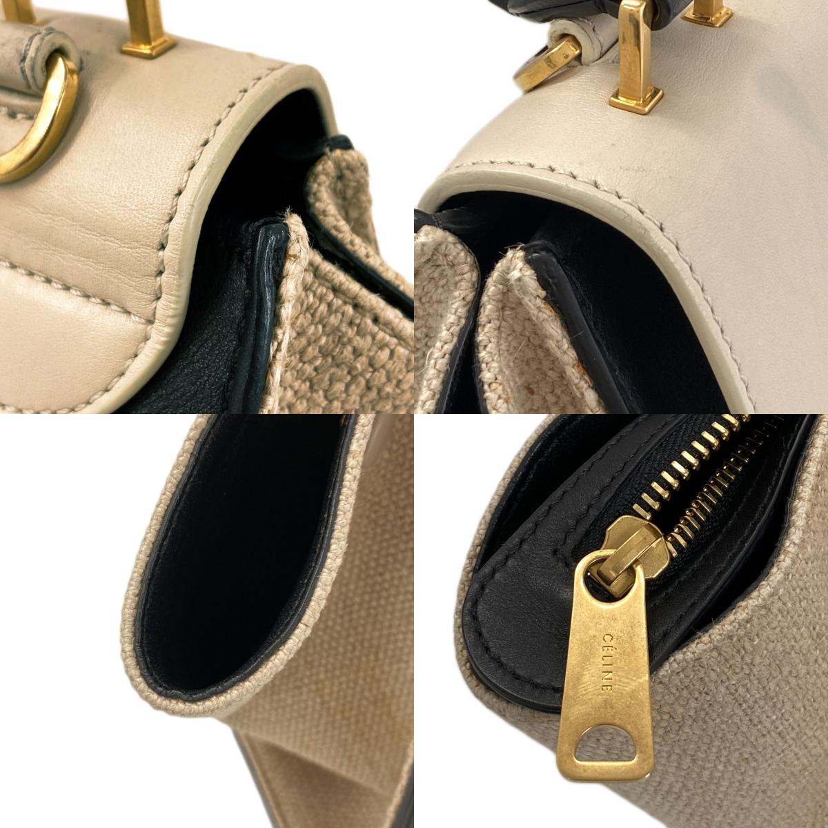 セリーヌ トラペーズ ミディアム 2WAY ハンドバッグ 中古 商品画像17