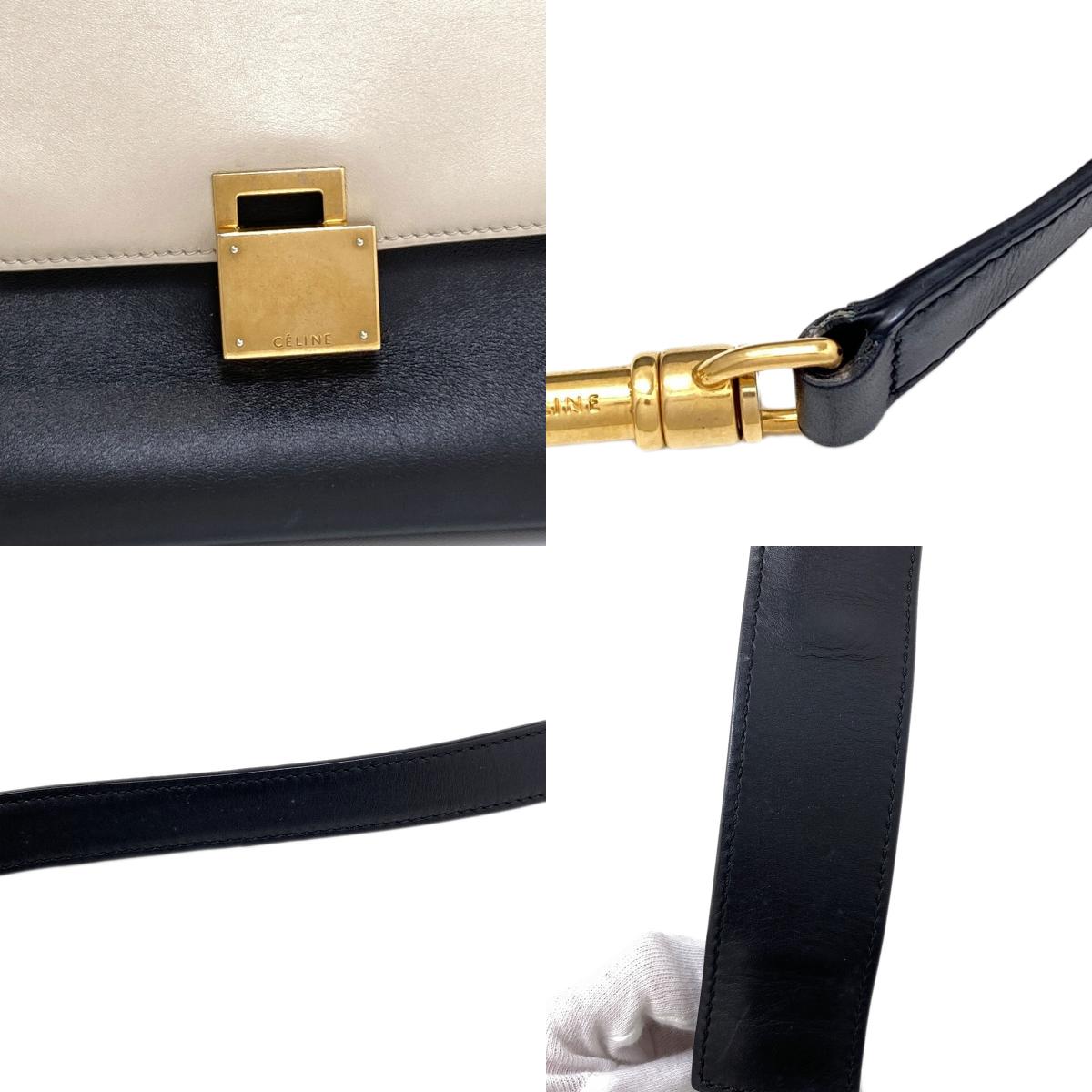 セリーヌ トラペーズ ミディアム 2WAY ハンドバッグ 中古 商品画像18