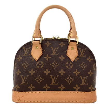 LOUIS VUITTON ルイヴィトン M53152 アルマBB ハンドバッグ モノグラムキャンバス レディース 中古