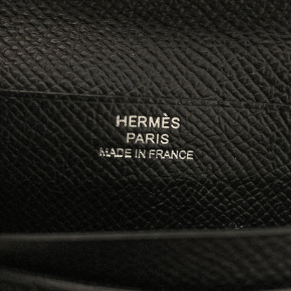 HERMES エルメス ベアンコンパクト シルバー金具 二つ折り財布（小銭入れあり） エプソン レディース 中古