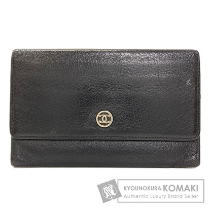 CHANEL シャネル ココマーク シルバー金具 長財布（小銭入れあり） カーフ レディース 中古