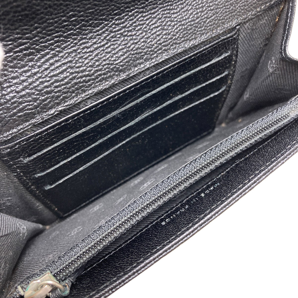 CHANEL シャネル ココマーク シルバー金具 長財布（小銭入れあり） カーフ レディース 中古