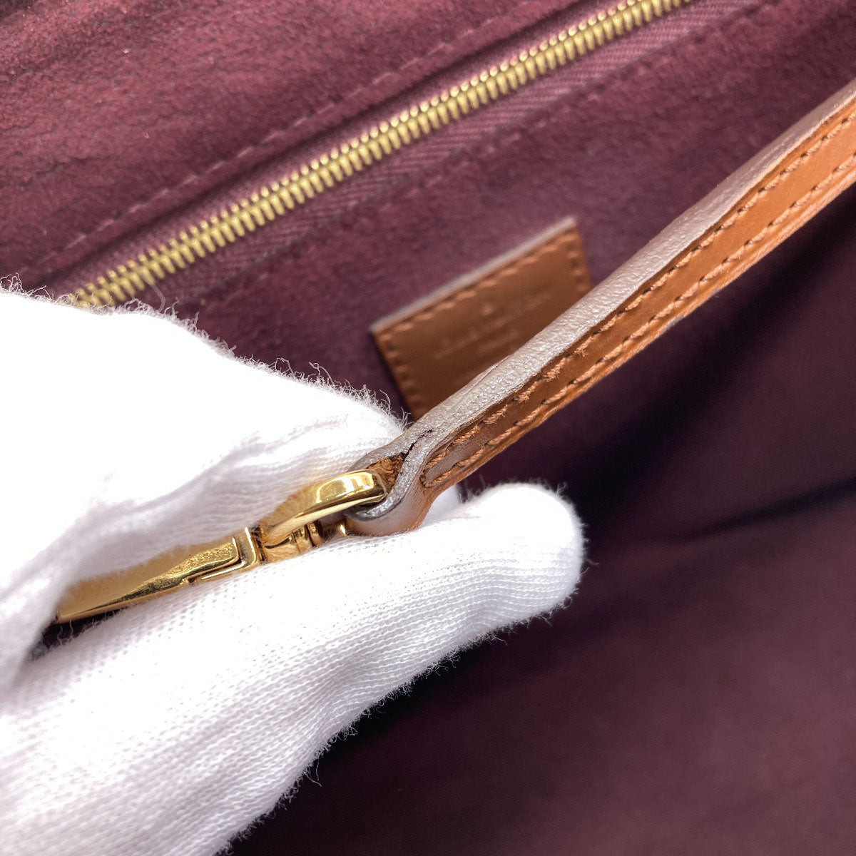 LOUIS VUITTON ルイヴィトン N41337 グリニッジ ハンドバッグ ダミエキャンバス レディース 中古