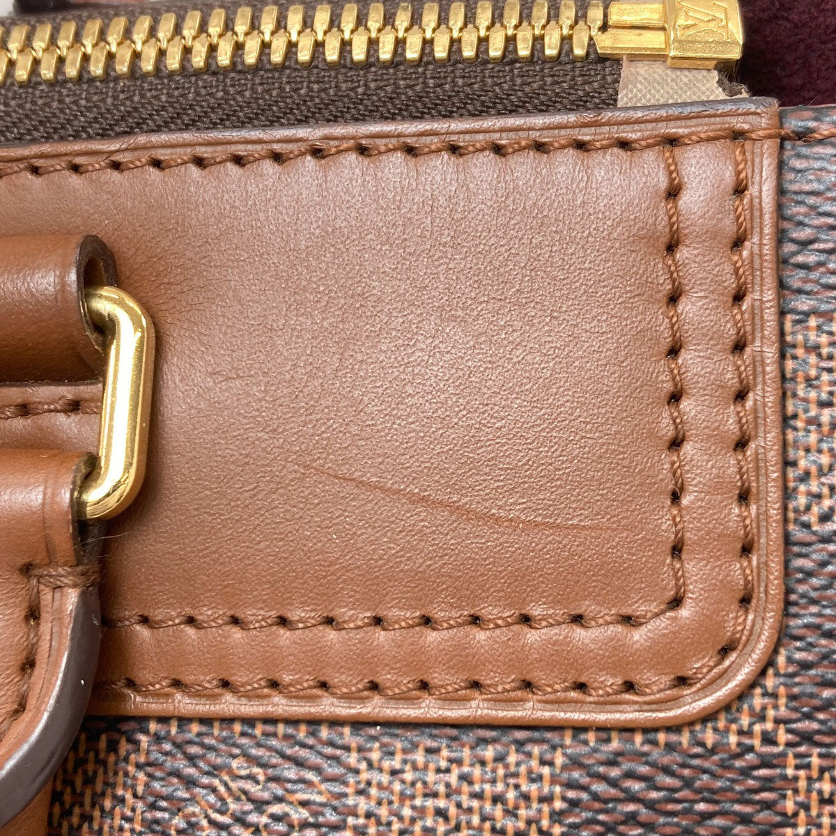 LOUIS VUITTON ルイヴィトン N41337 グリニッジ ハンドバッグ ダミエキャンバス レディース 中古