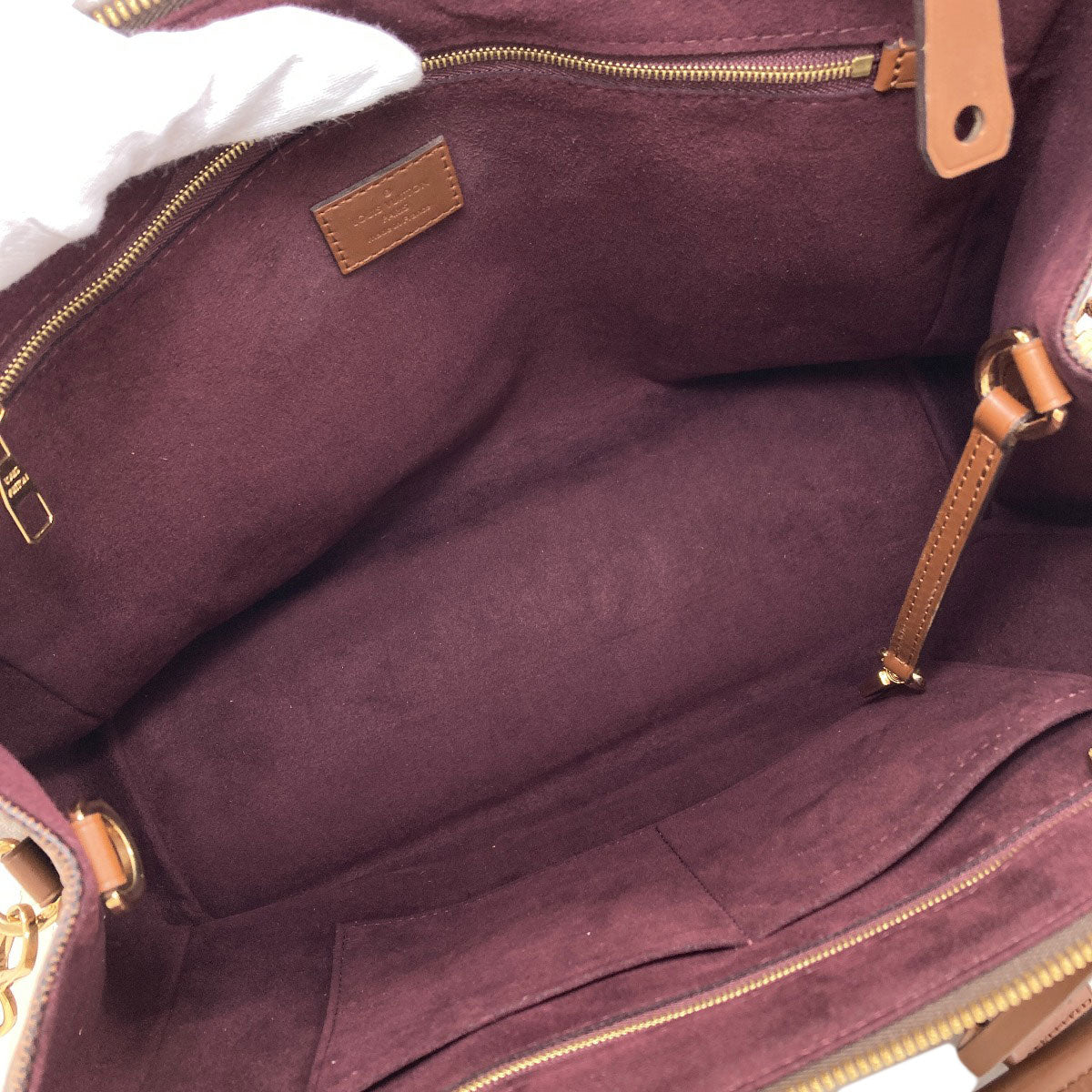 LOUIS VUITTON ルイヴィトン N41337 グリニッジ ハンドバッグ ダミエキャンバス レディース 中古