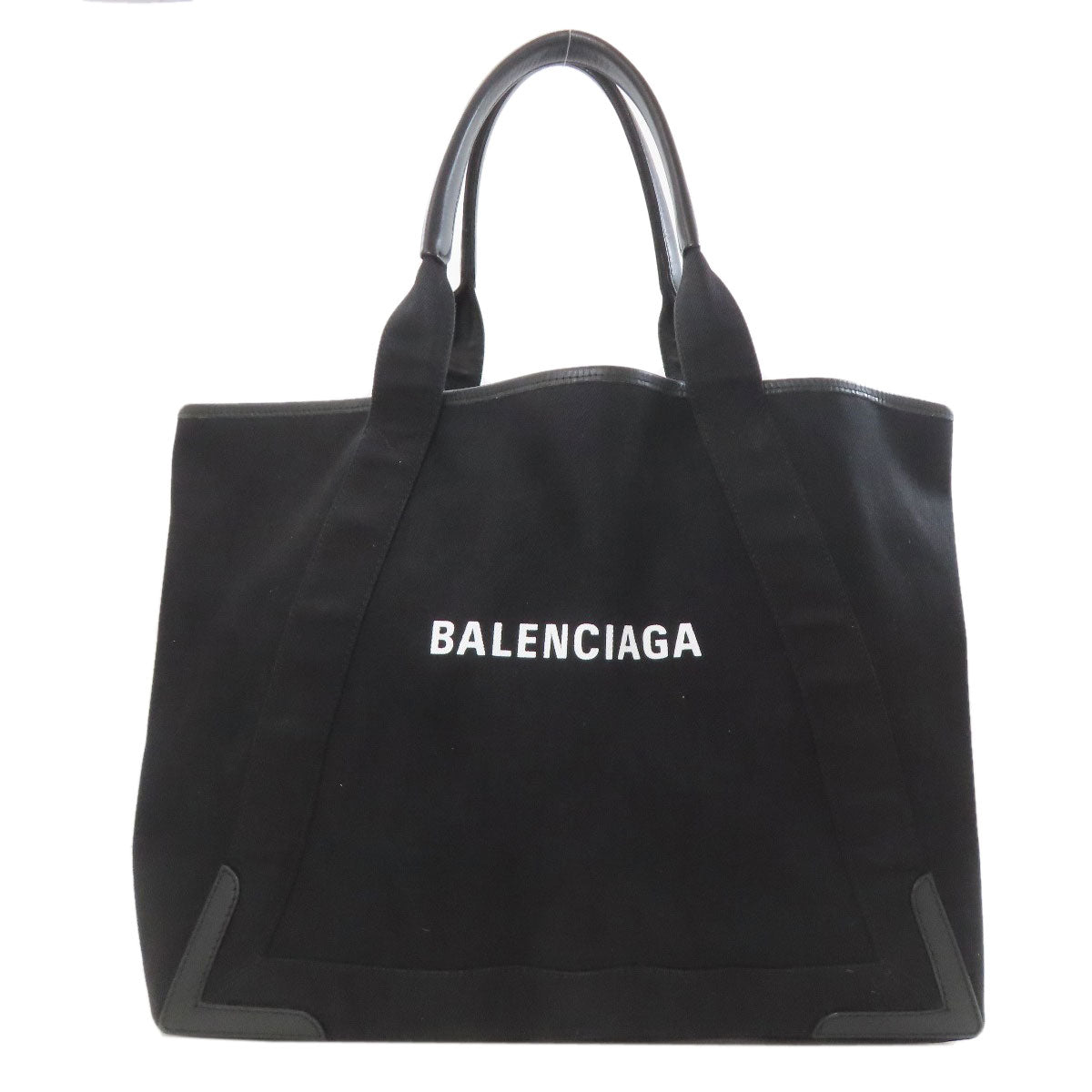 バレンシアガ 339936 ネイビーカバ M トートバッグ 中古 商品画像2