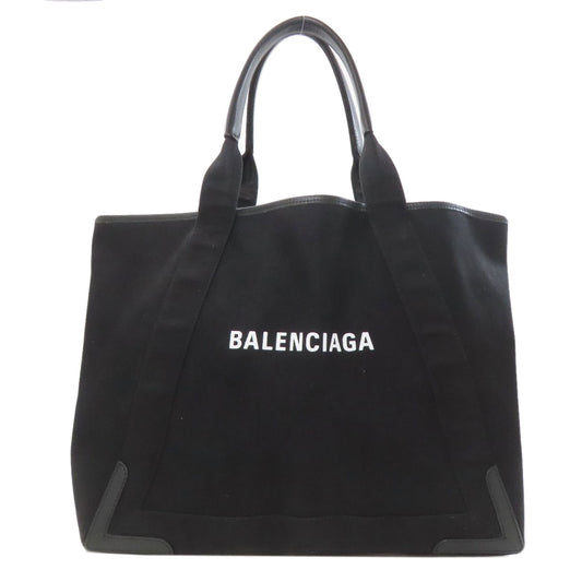 バレンシアガ 339936 ネイビーカバ M トートバッグ 中古 商品画像2