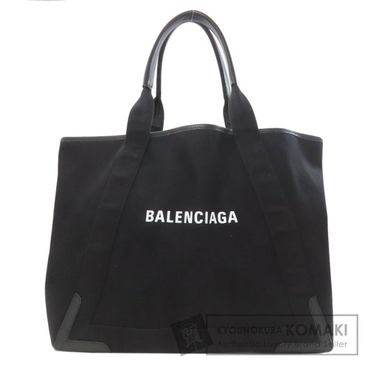 バレンシアガ 339936 ネイビーカバ M トートバッグ 中古 商品画像1