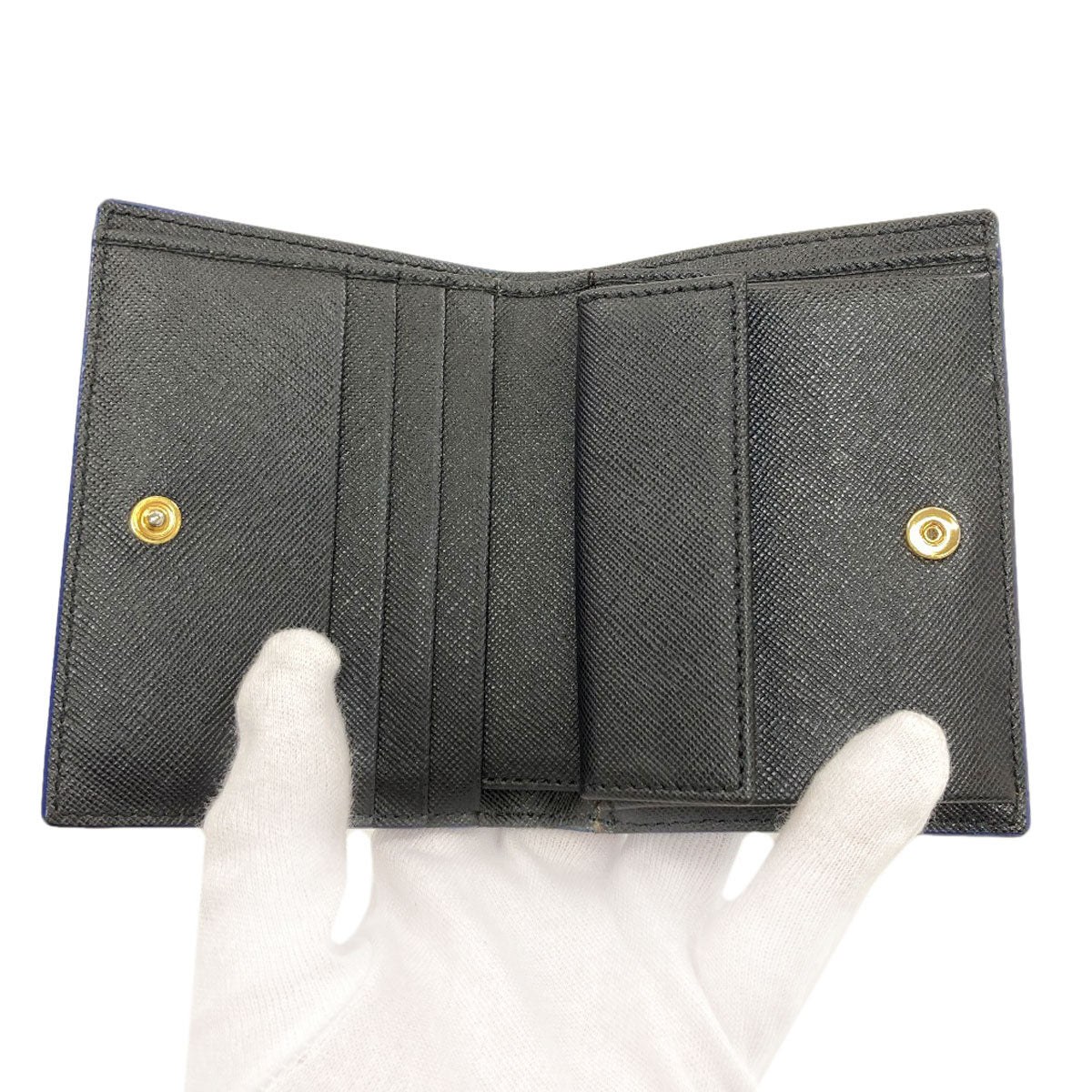 MARNI マルニ ロゴ 二つ折り財布（小銭入れあり） レザー レディース 中古