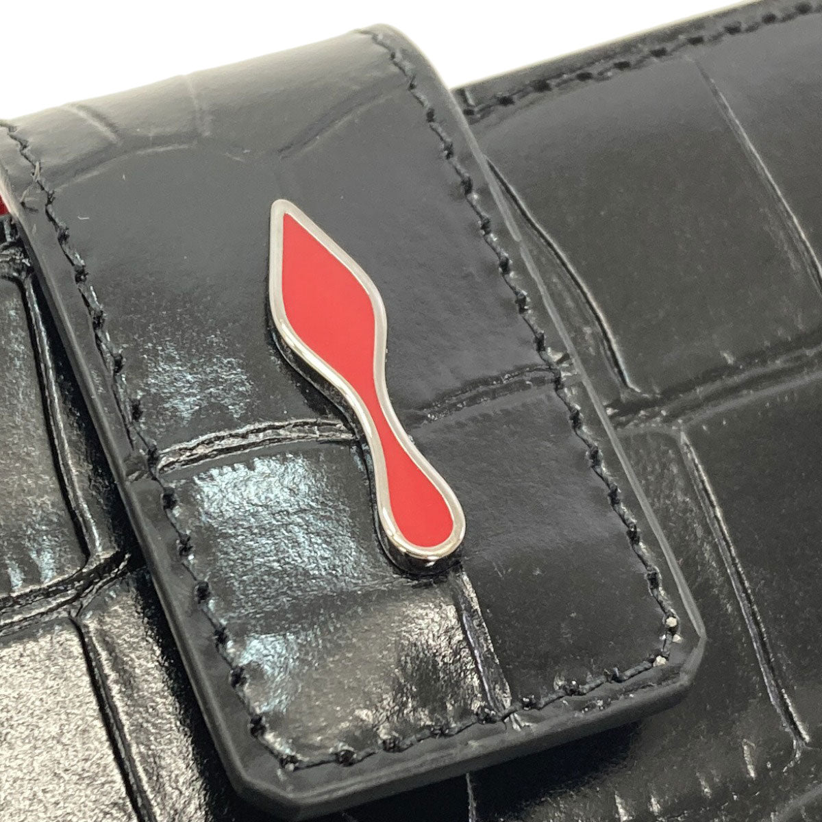 Christian Louboutin クリスチャンルブタン パロマ 二つ折り財布（小銭入れあり） レザー レディース 中古