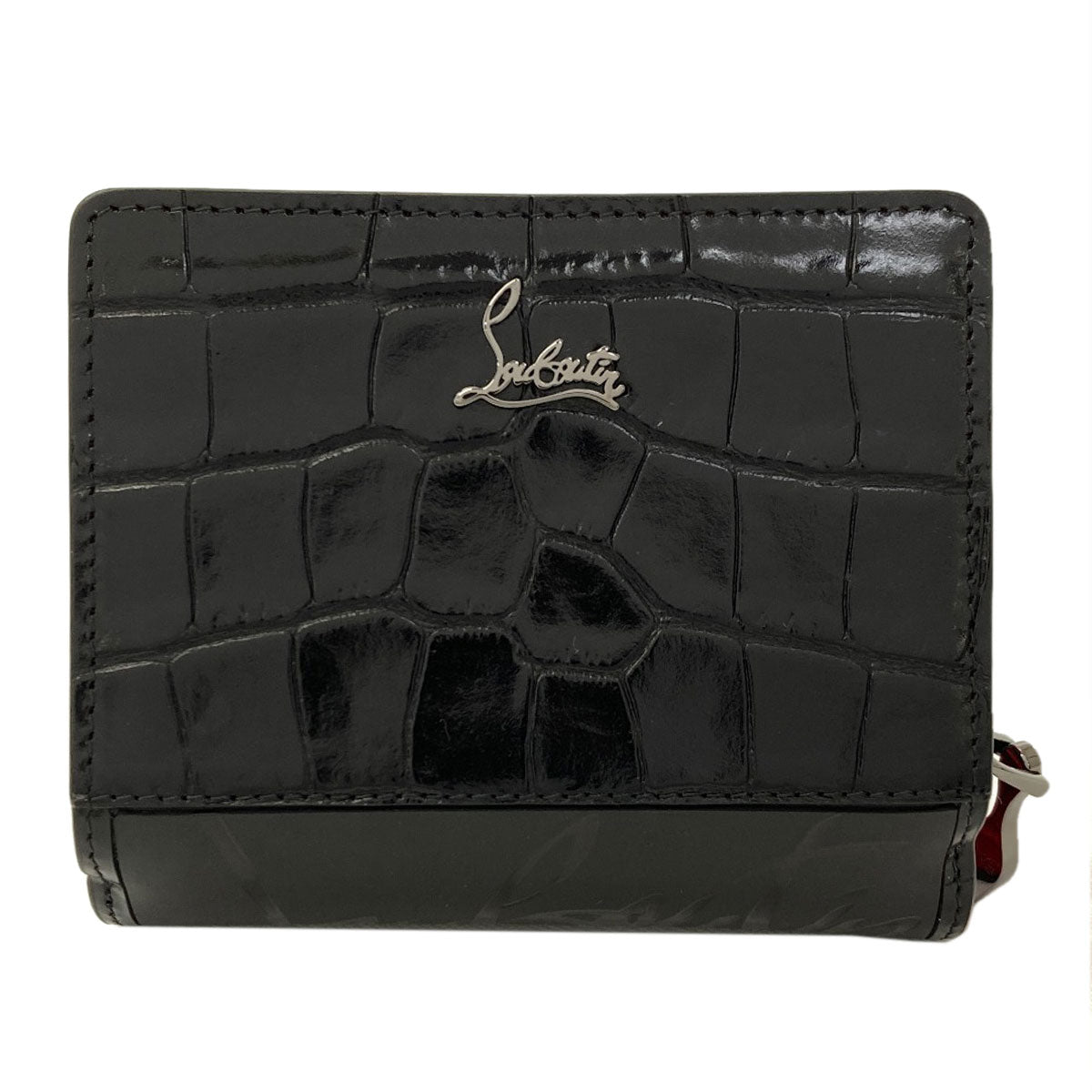Christian Louboutin クリスチャンルブタン パロマ 二つ折り財布（小銭入れあり） レザー レディース 中古