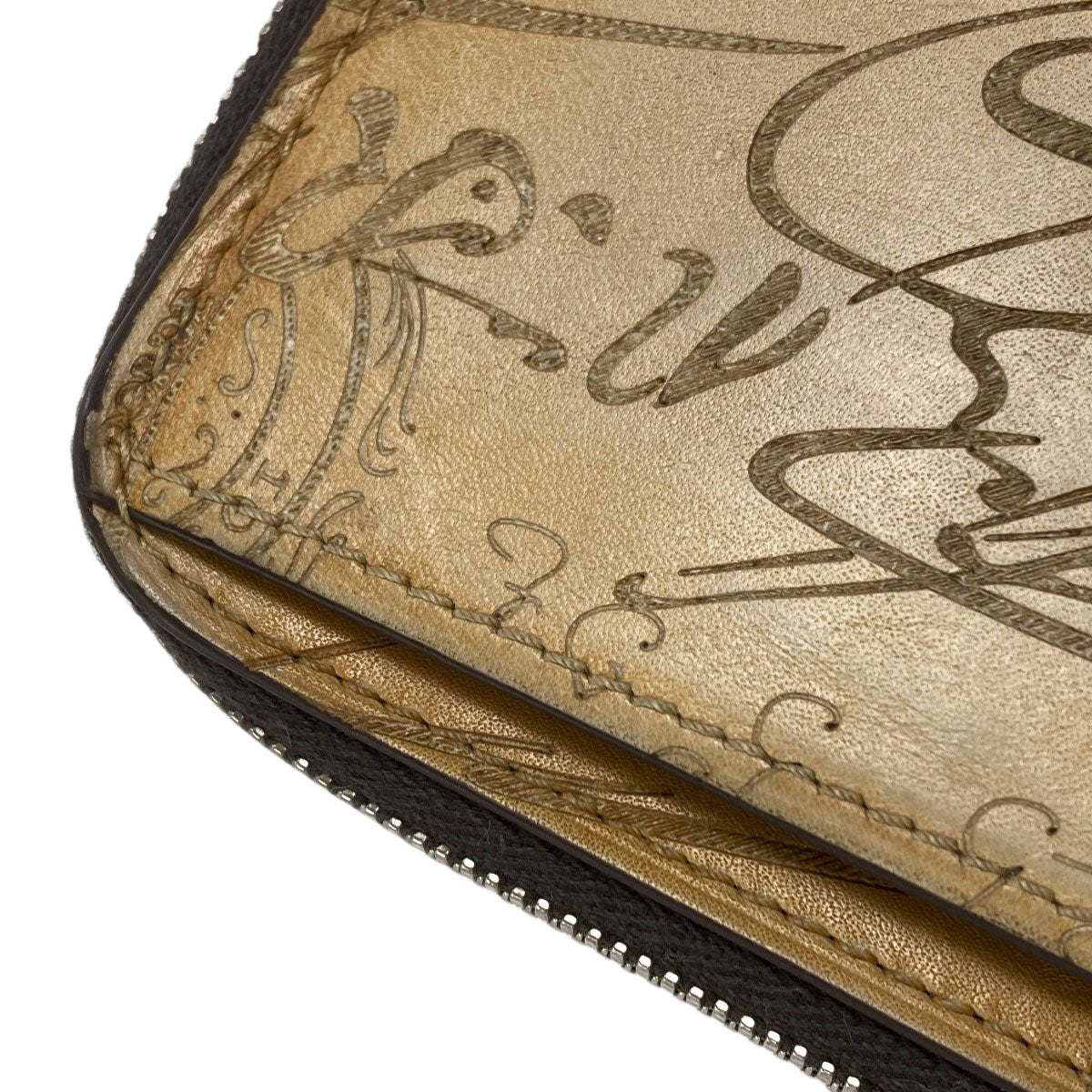 Berluti ベルルッティ カリグラフィー カードケース レザー レディース 中古