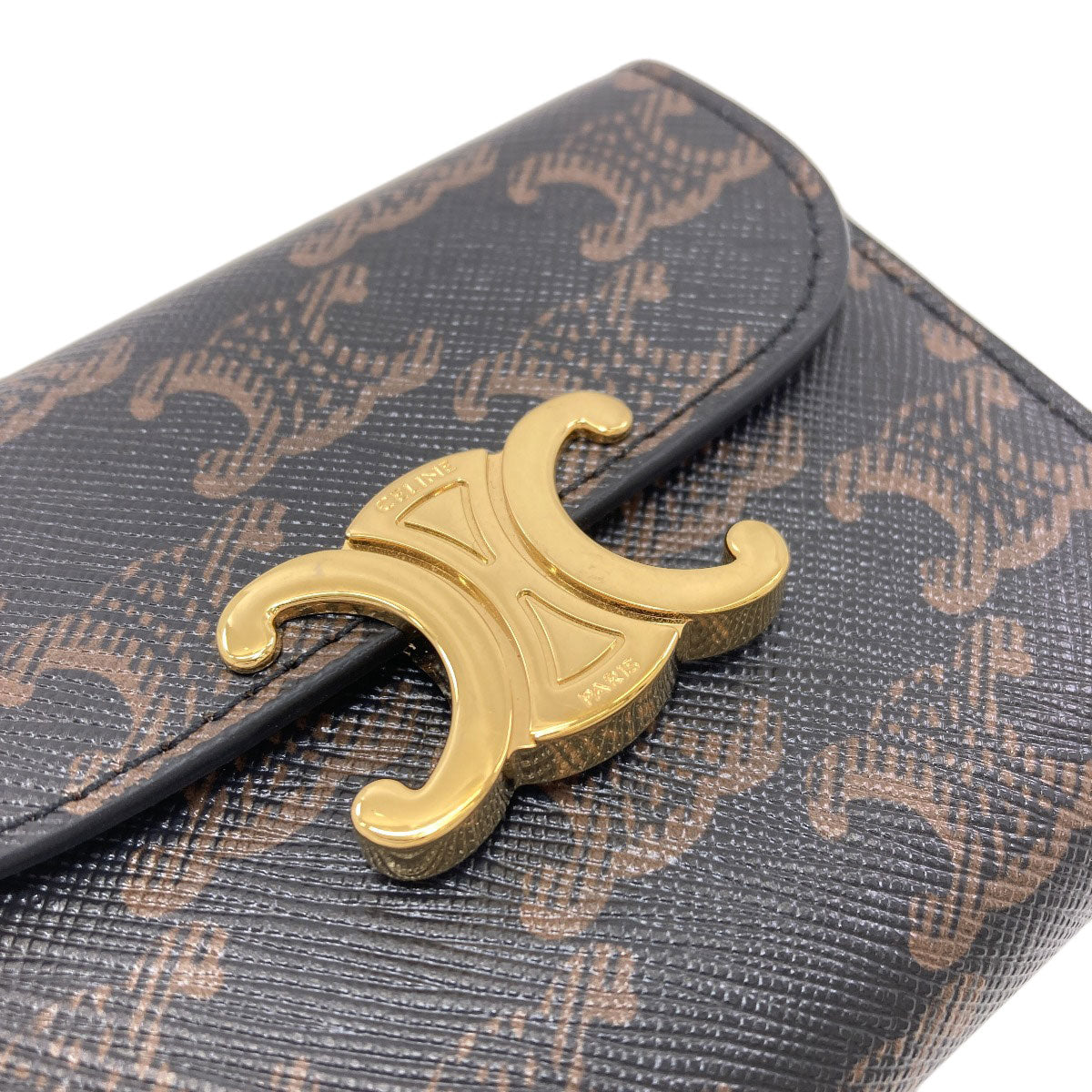 セリーヌ トリオンフ 二つ折り財布（小銭入れあり） 中古 商品画像18