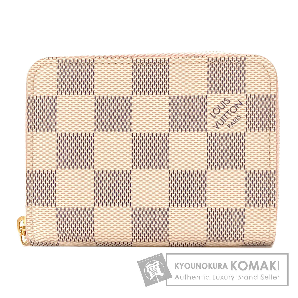 LOUIS VUITTON ルイヴィトン ジッピー・コインパース コインケース ダミエキャンバス レディース 中古