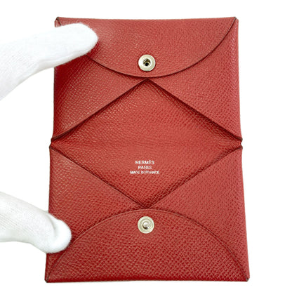 エルメス カルヴィ シルバー金具 カードケース 中古 商品画像5