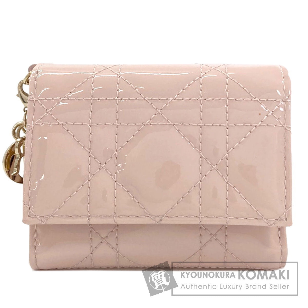 クリスチャンディオール レディディオール ロータス 二つ折り財布（小銭入れあり） 中古 商品画像1