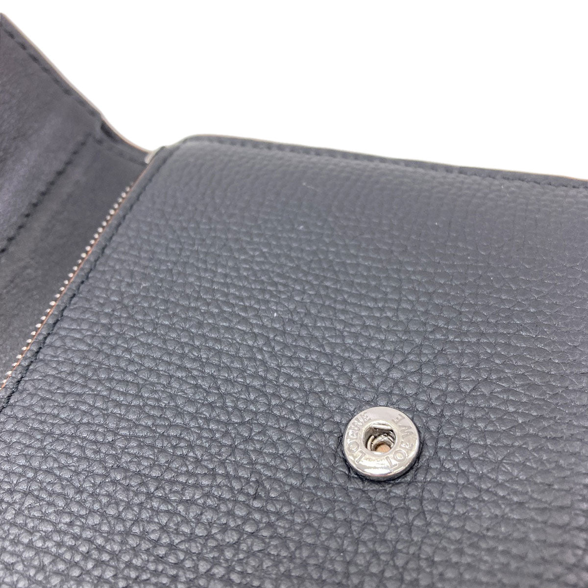 ロエベ アナグラム トライフォールド ウォレット 二つ折り財布（小銭入れあり） 中古 商品画像12