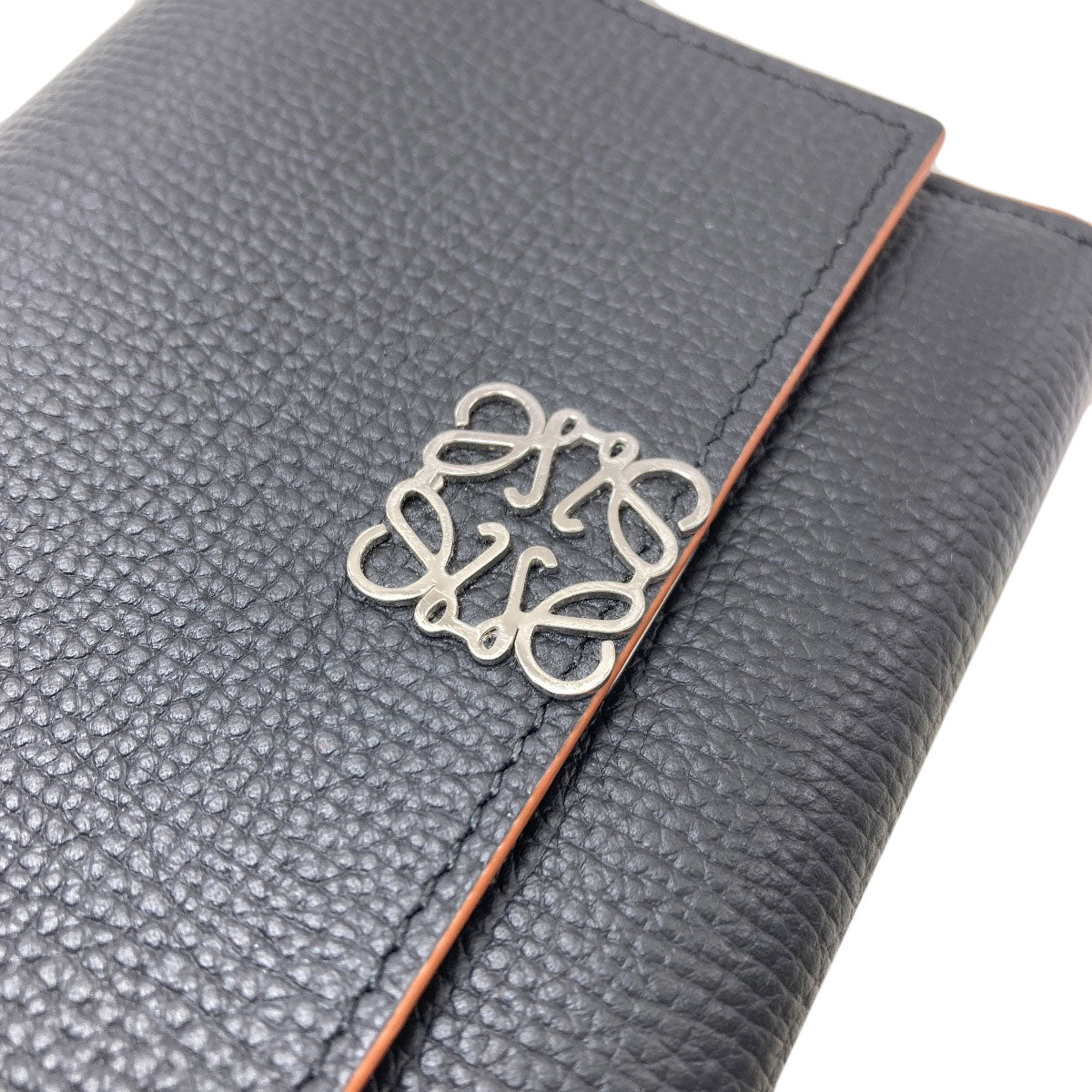 ロエベ アナグラム トライフォールド ウォレット 二つ折り財布（小銭入れあり） 中古 商品画像14