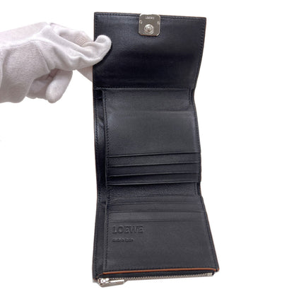 ロエベ アナグラム トライフォールド ウォレット 二つ折り財布（小銭入れあり） 中古 商品画像5