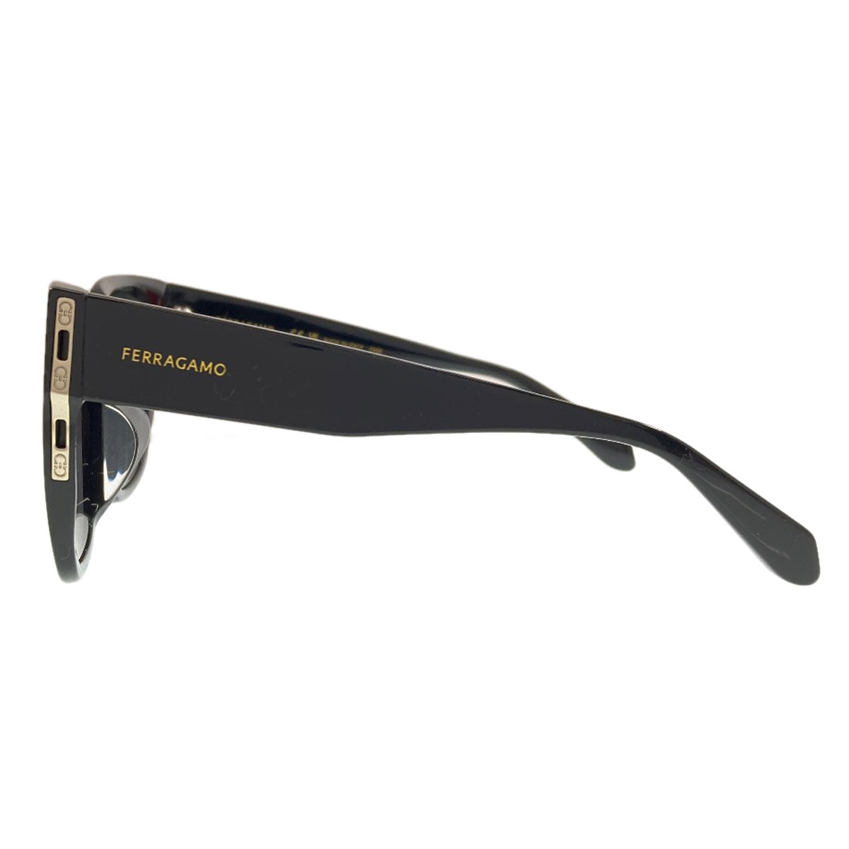 Salvatore Ferragamo サルヴァトーレフェラガモ ロゴ サングラス プラスティック レディース 中古