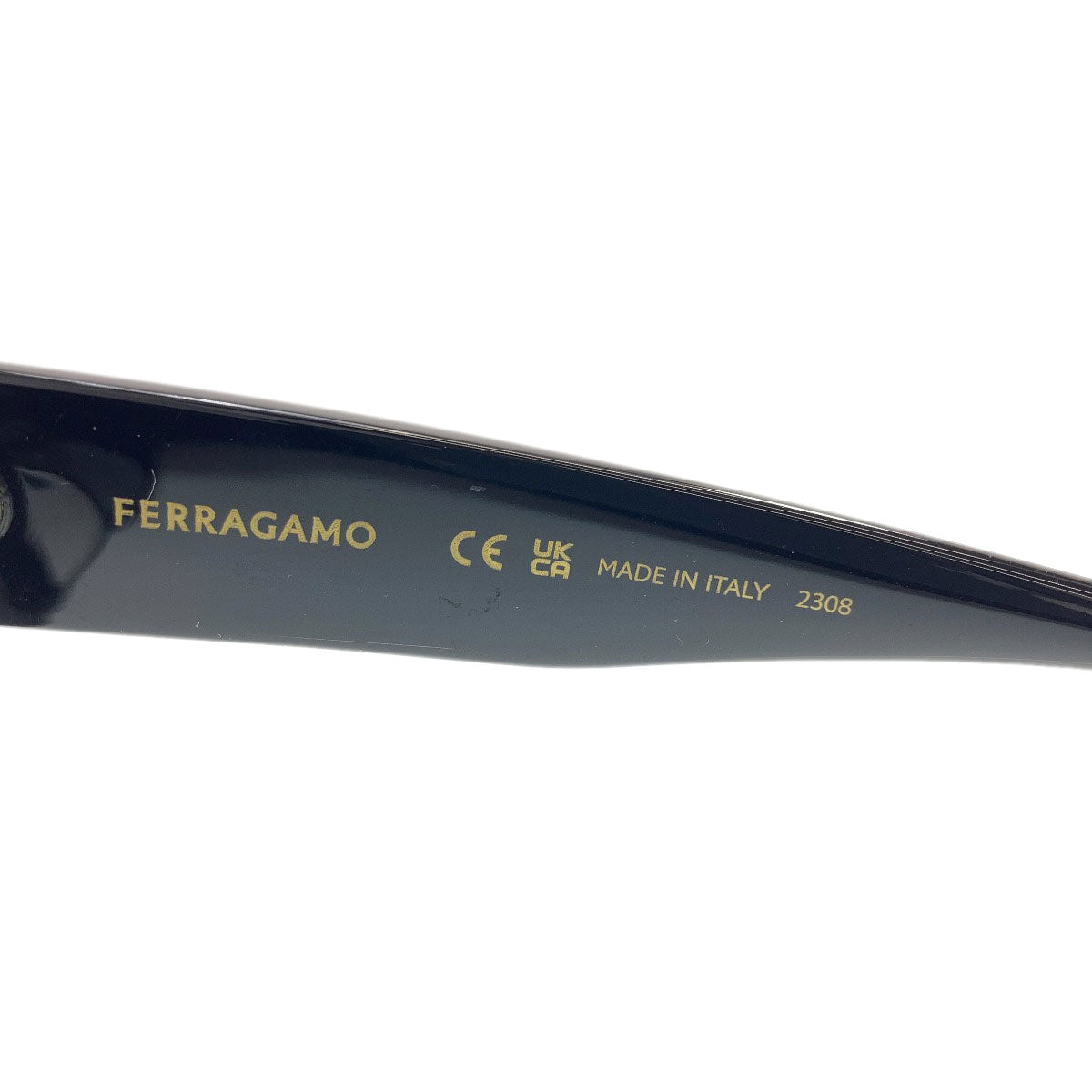 Salvatore Ferragamo サルヴァトーレフェラガモ ロゴ サングラス プラスティック レディース 中古