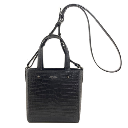 Jimmy Choo ジミーチュウ 2WAY ハンドバッグ カーフ レディース 中古