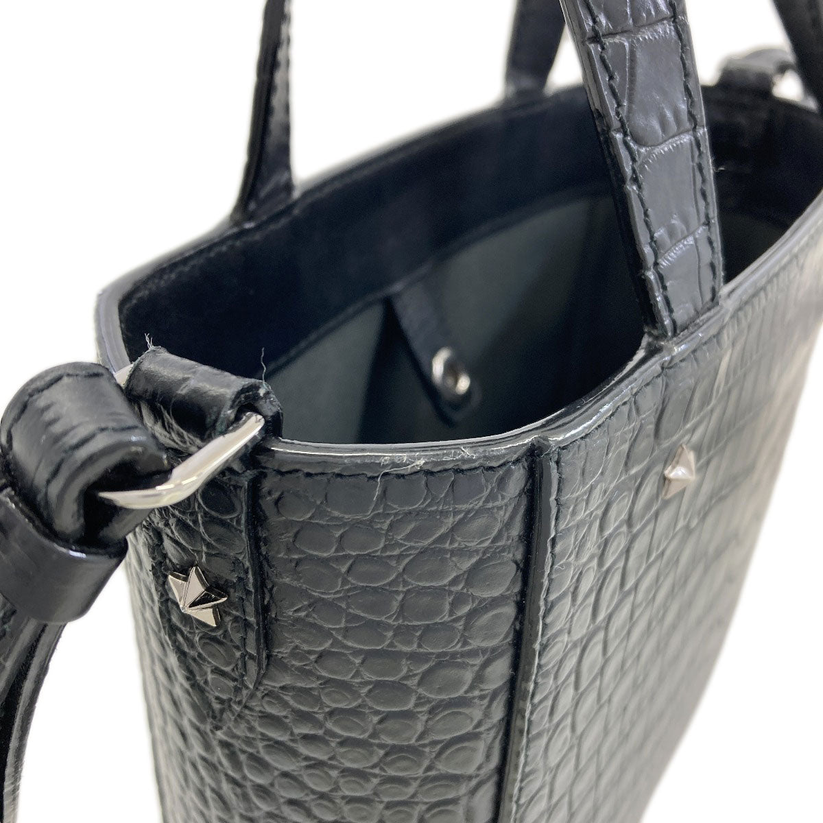 Jimmy Choo ジミーチュウ 2WAY ハンドバッグ カーフ レディース 中古