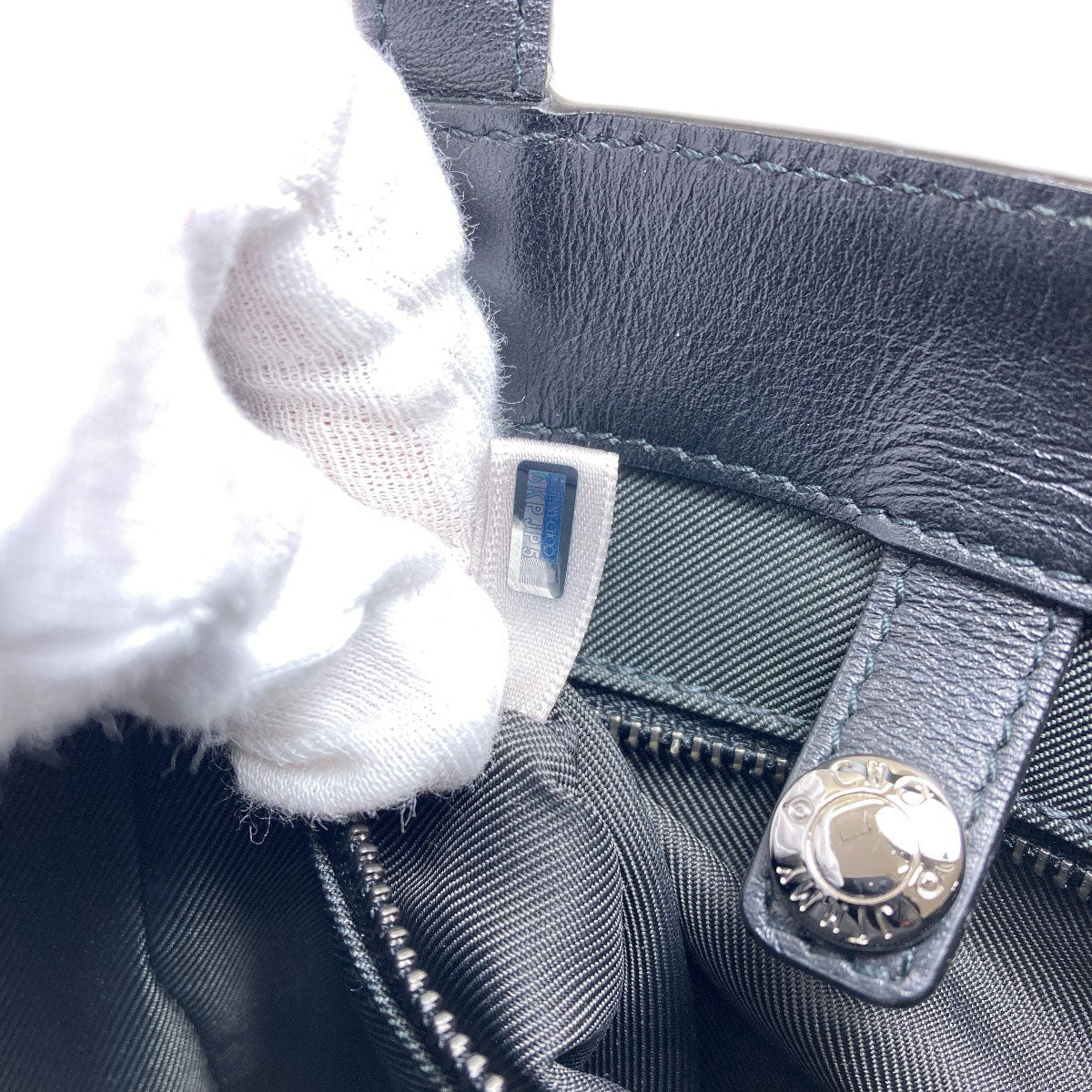 Jimmy Choo ジミーチュウ 2WAY ハンドバッグ カーフ レディース 中古