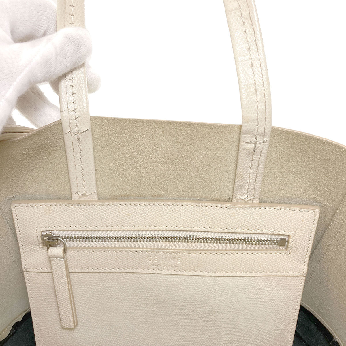 セリーヌ バーティカルカバ スモール 2WAY ハンドバッグ 中古 商品画像8