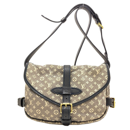 LOUIS VUITTON ルイヴィトン M40666 ソミュールPM ショルダーバッグ キャンバス レディース 中古