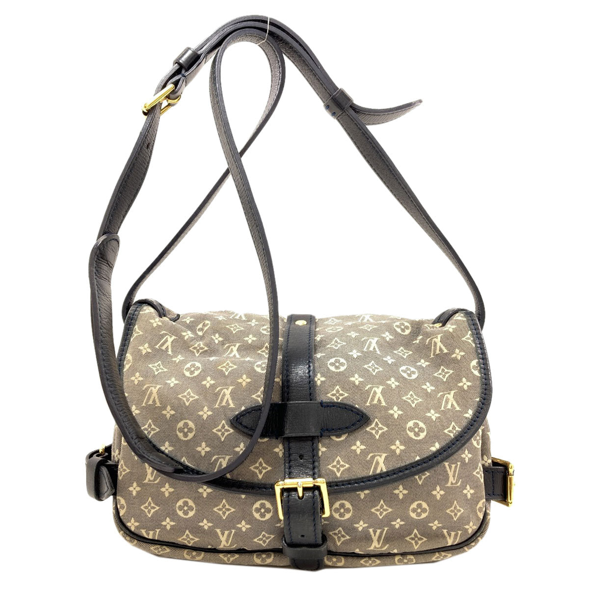 LOUIS VUITTON ルイヴィトン M40666 ソミュールPM ショルダーバッグ キャンバス レディース 中古