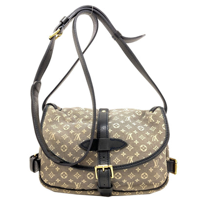 LOUIS VUITTON ルイヴィトン M40666 ソミュールPM ショルダーバッグ キャンバス レディース 中古