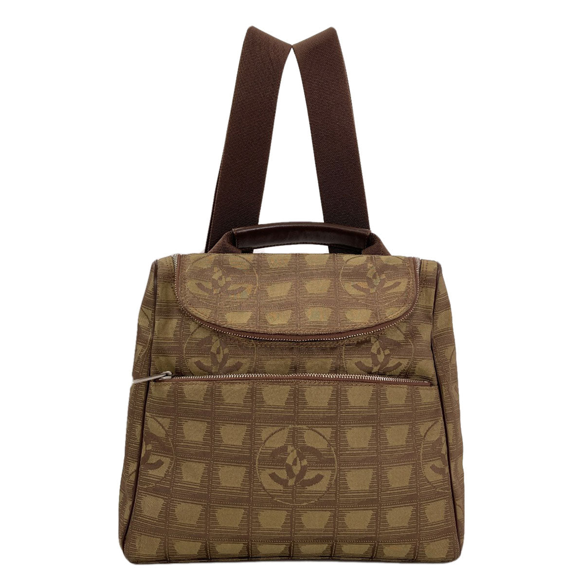 CHANEL シャネル ニュートラベルライン シルバー金具 リュック・デイパック ナイロン レディース 中古