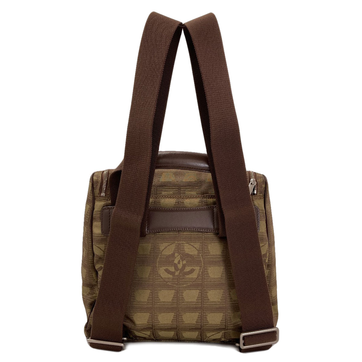 CHANEL シャネル ニュートラベルライン シルバー金具 リュック・デイパック ナイロン レディース 中古