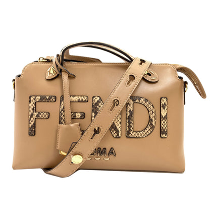 FENDI フェンディ バイザウェイ 2WAY ハンドバッグ パイソン レディース 中古